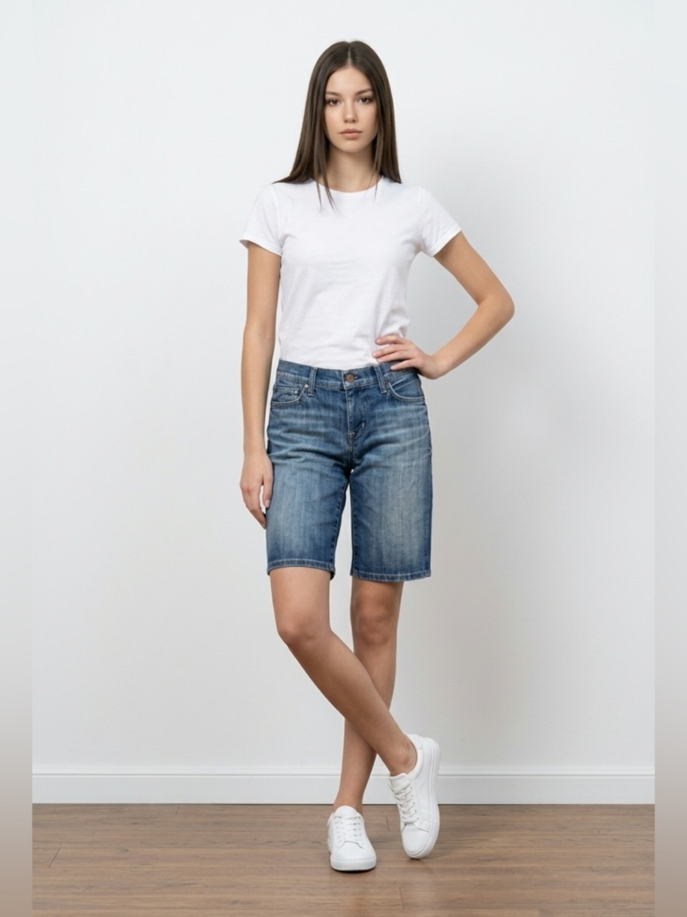 Y2K Style Women's Blue Denim Shorts Designer